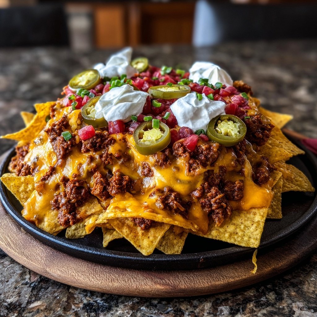 Chili Cheese Nachos Supreme