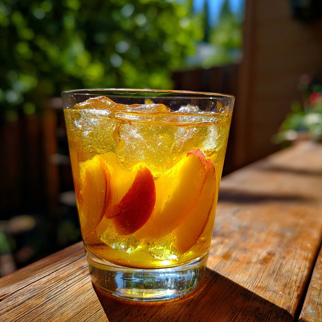 Peach Iced Green Tea