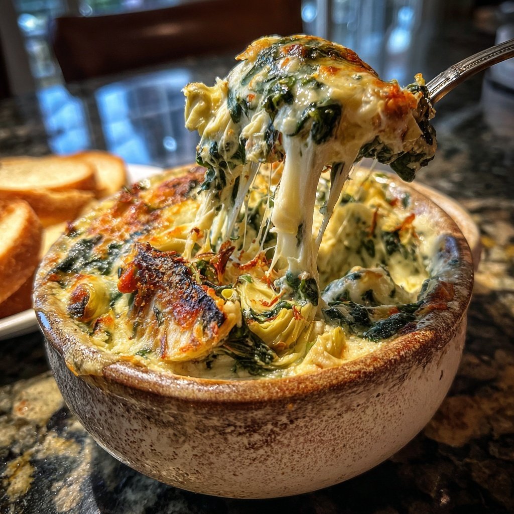 Spinach Artichoke Fondue Surprise