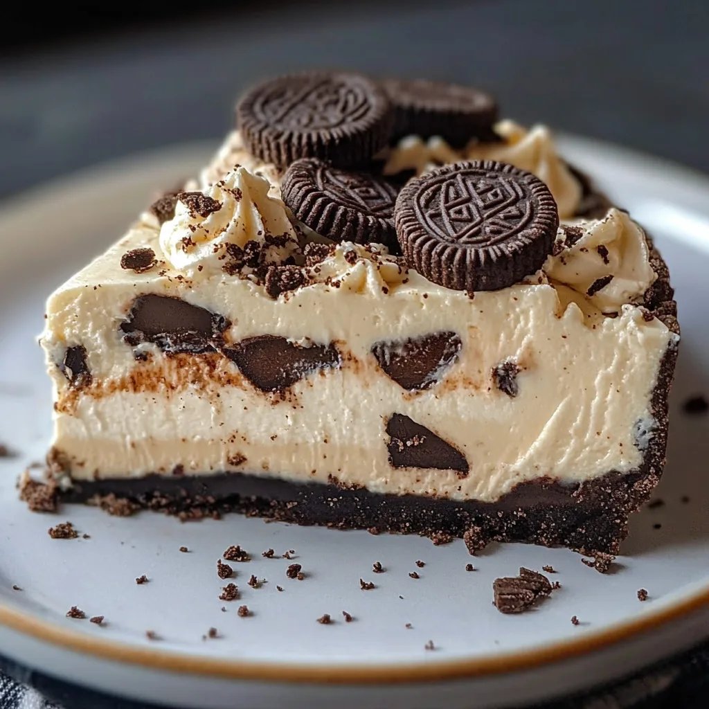Peanut Butter Oreo Pie