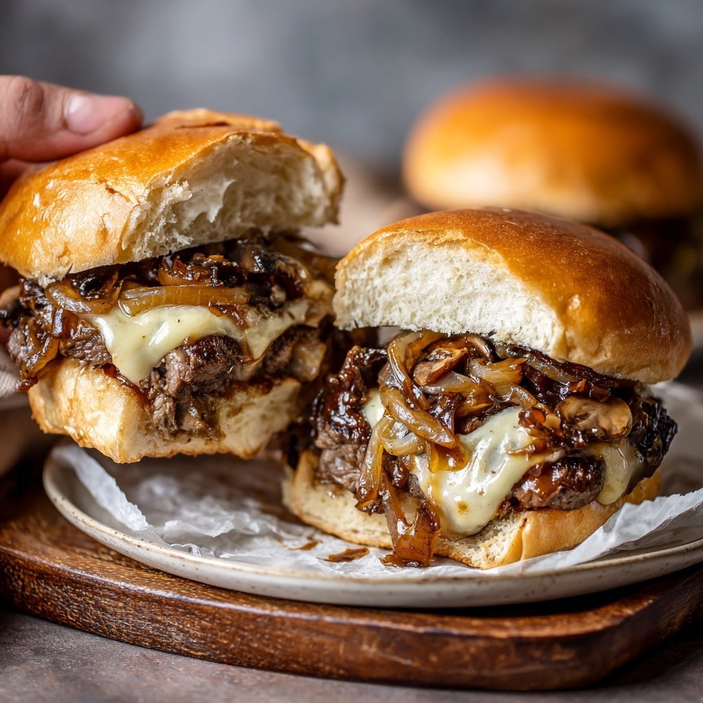 Savory Mushroom Burger Delight