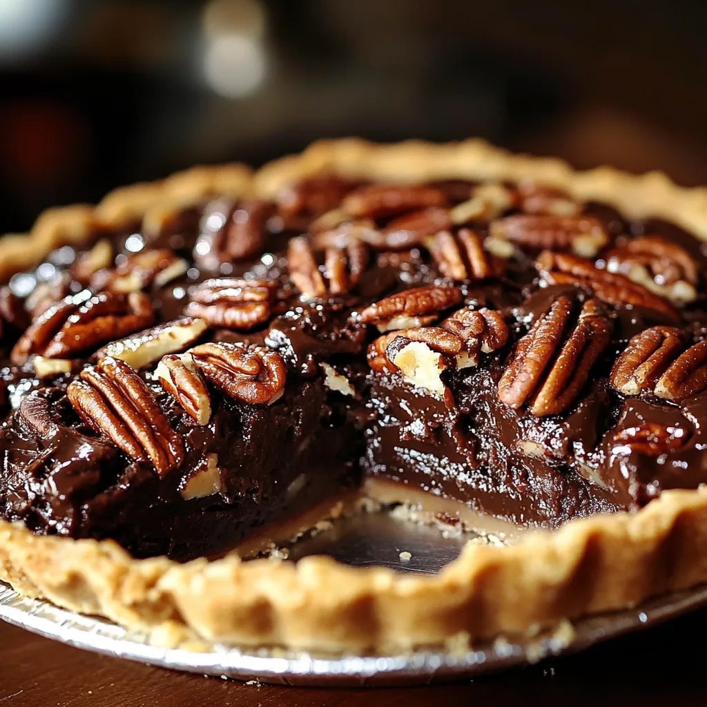Texas Chocolate Pecan Pie