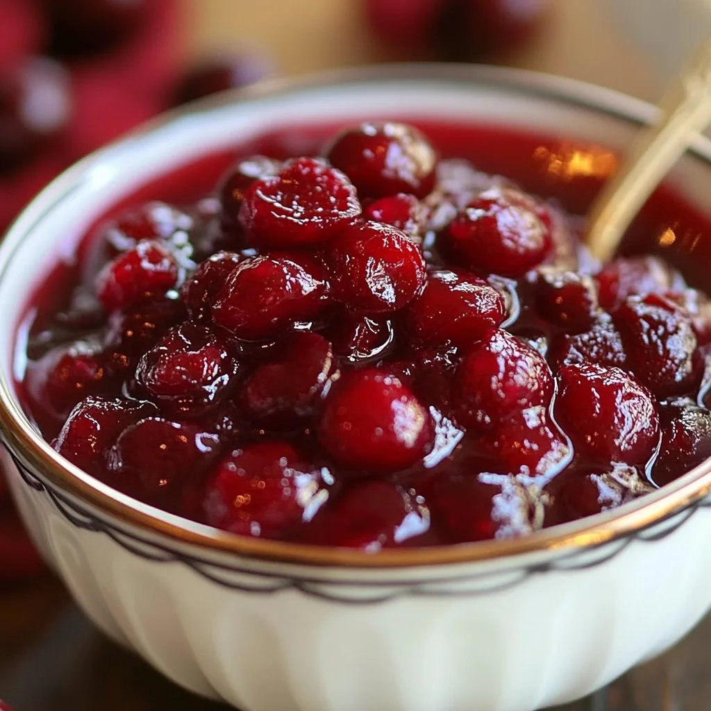 Tasty Christmas Cranberry Sauce
