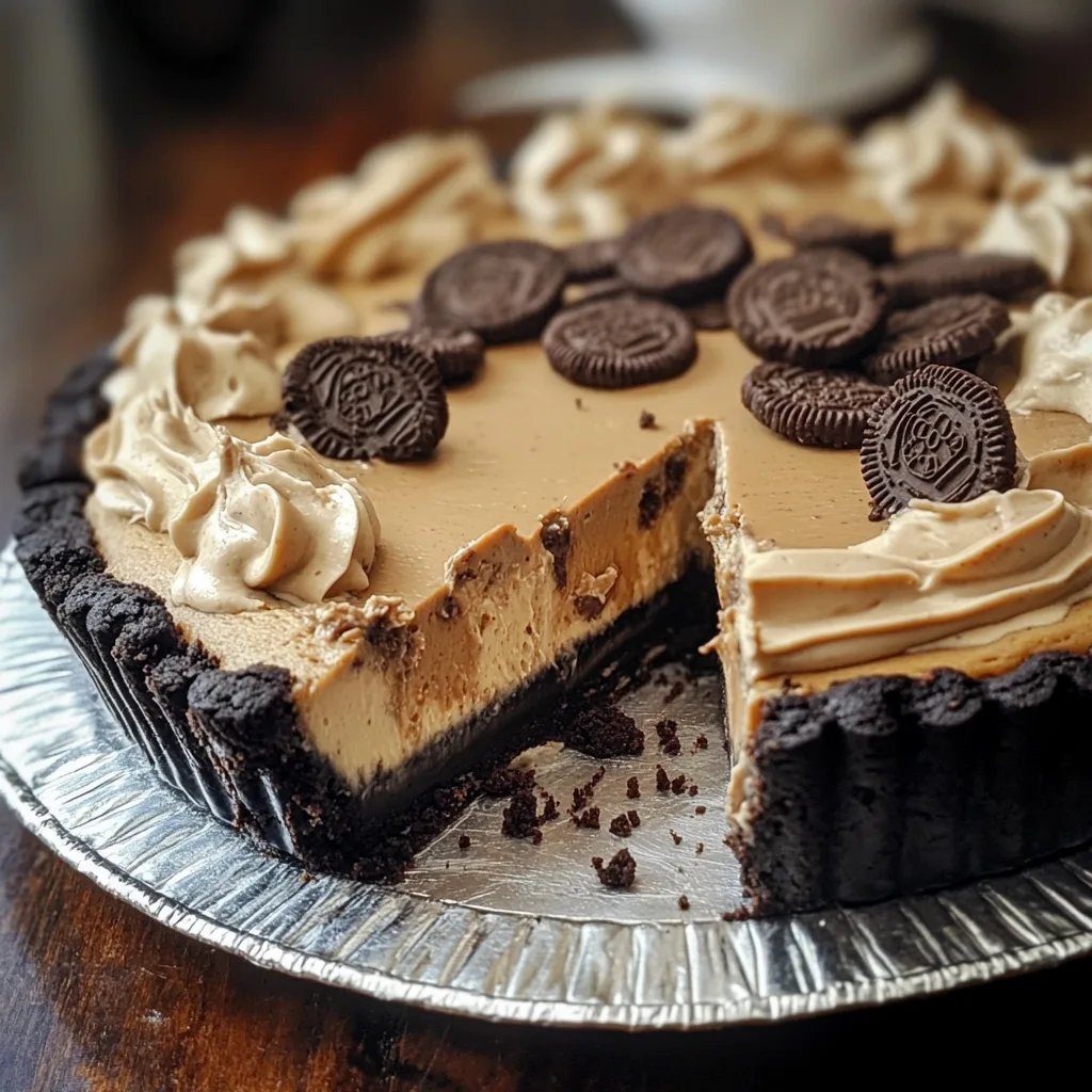Peanut Butter Pie with Oreo Crust
