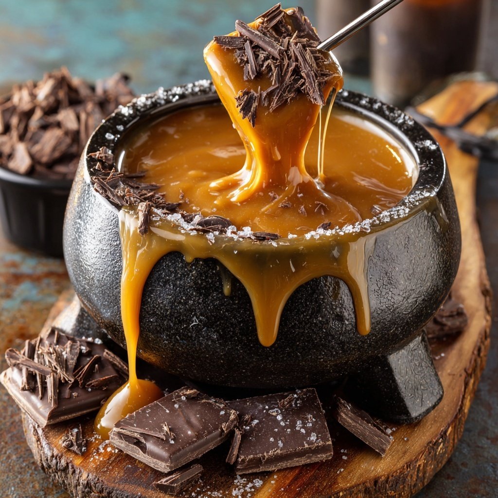 Decadent Salted Caramel Fondue