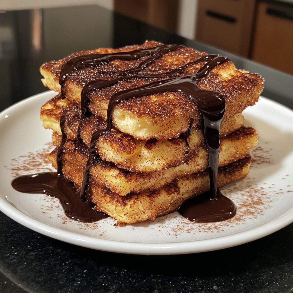 Irresistible Spanish Churro Pancakes
