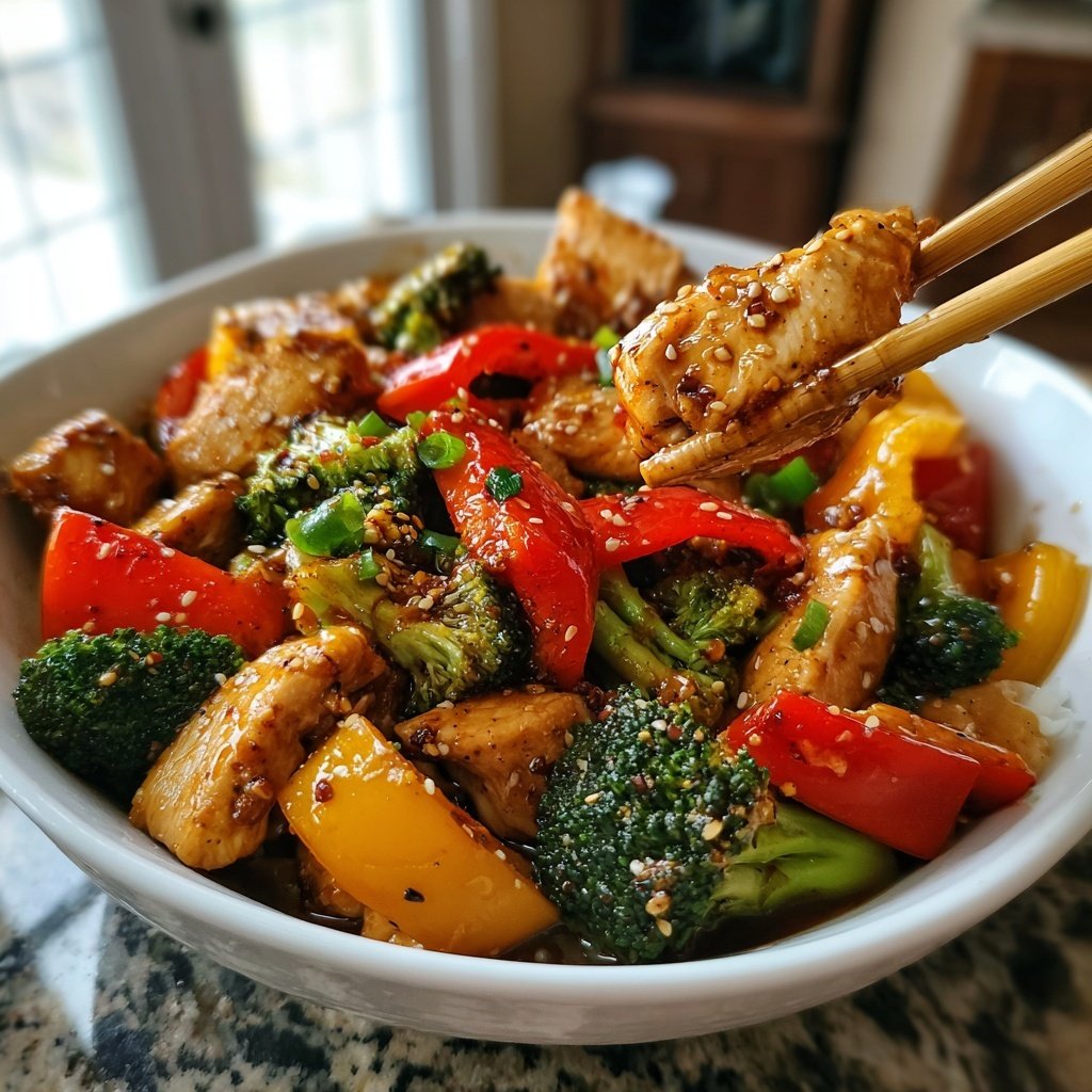 High Protein Chicken Stir-Fry