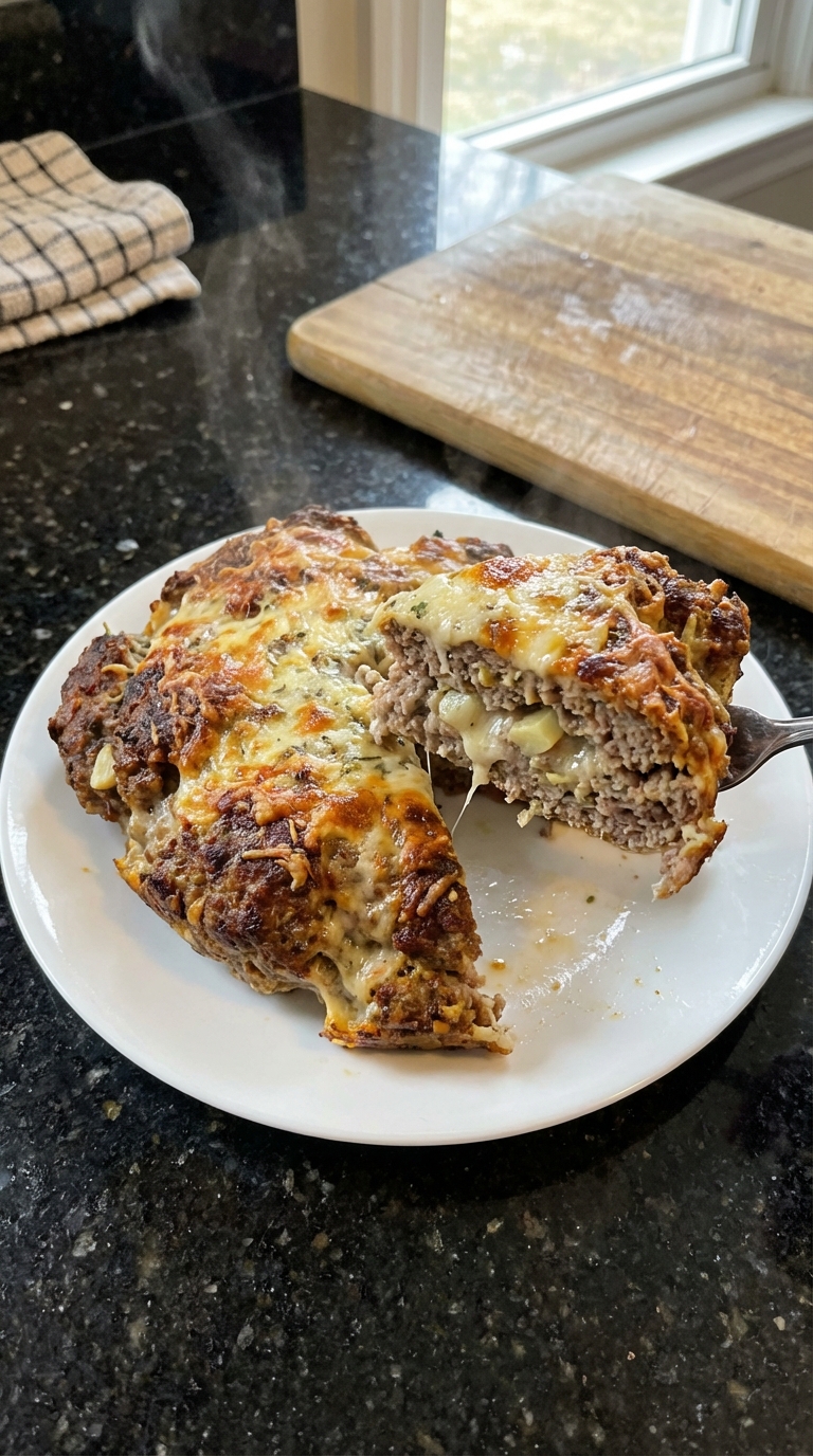 Garlic Parmesan Meatloaf Medley