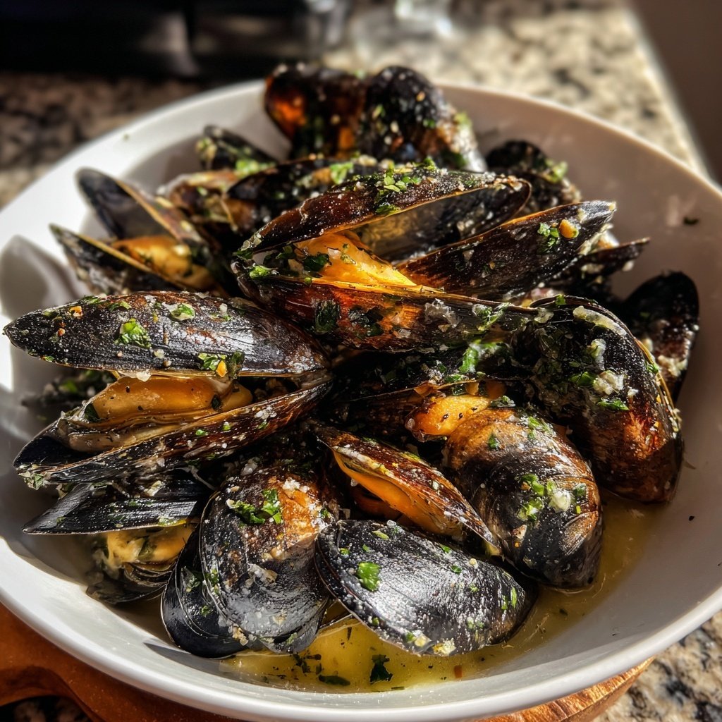Mussels in White Wine Sauce