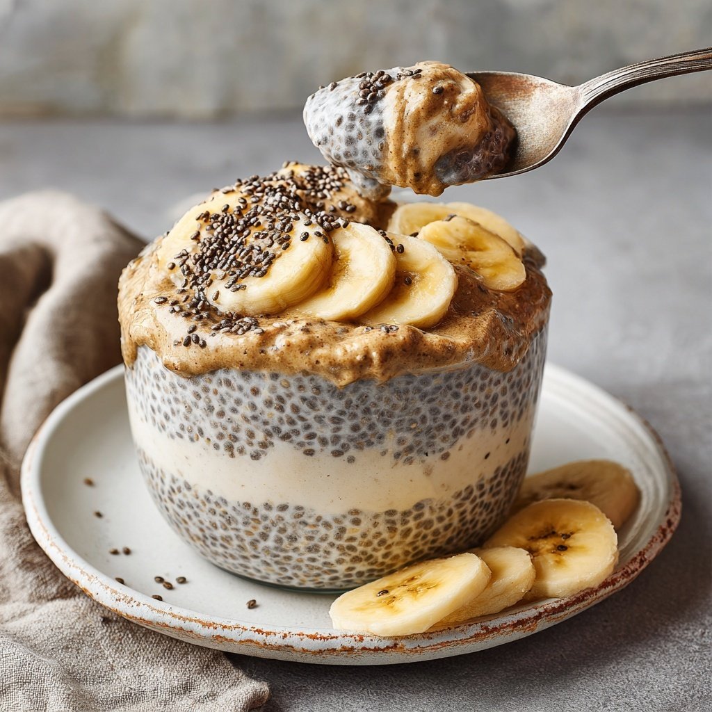 Banana Coconut Chia Pudding