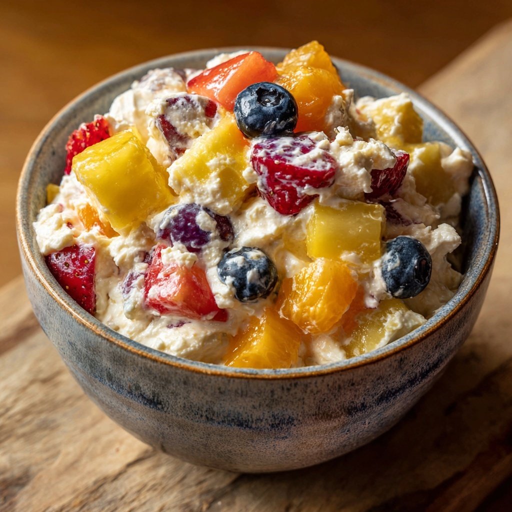 Cottage Cheese Fruit Bowl