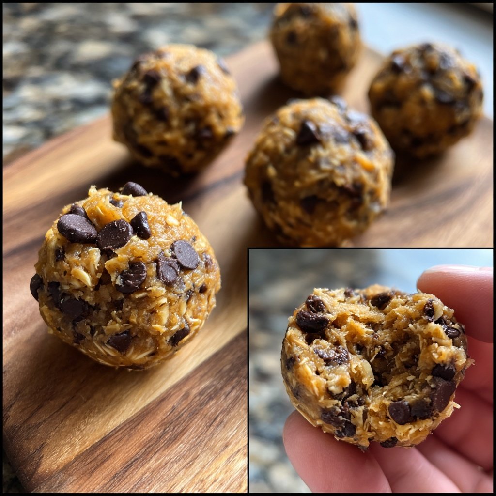 Banana Chocolate Chip Energy Bites