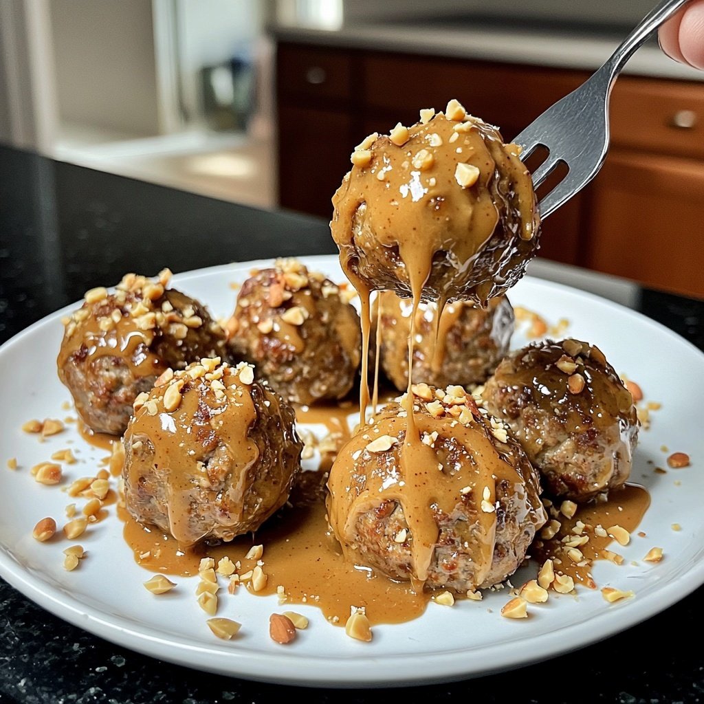 Peanut Butter Meatballs Recipe