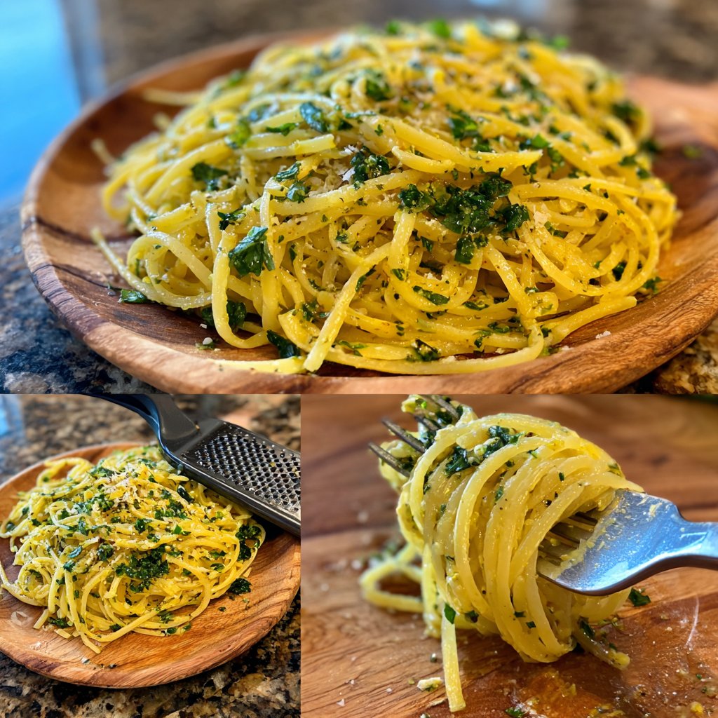 Lemon Basil Spring Pasta