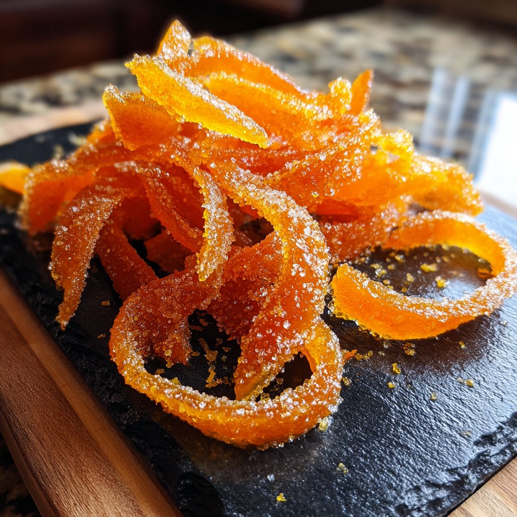 Candied Orange Peel Homemade Candy
