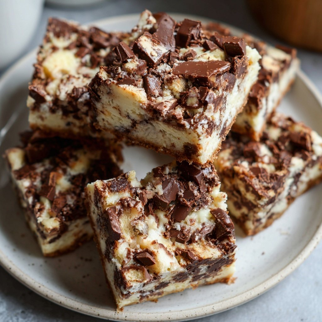 Rich Choco-Fudge Cottage Cheese Bars