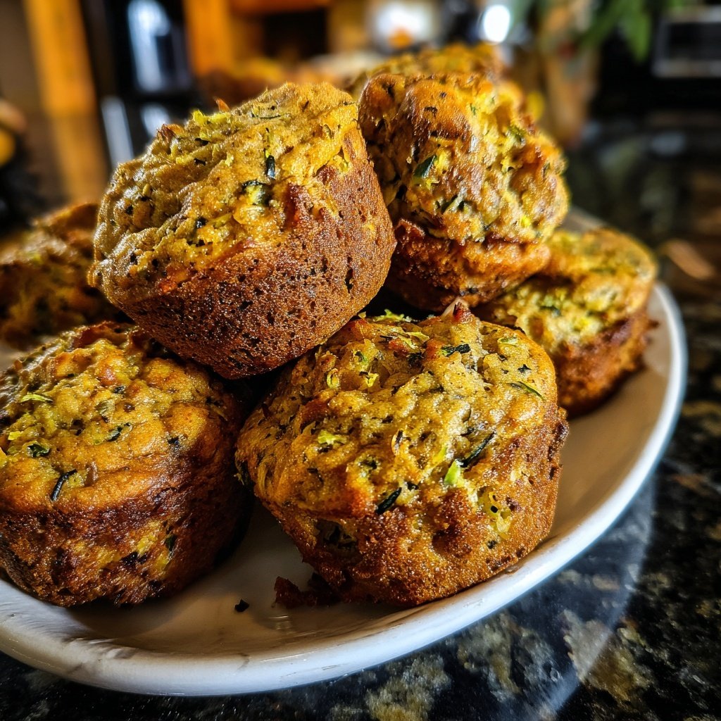 Banana Zucchini Muffins Delight