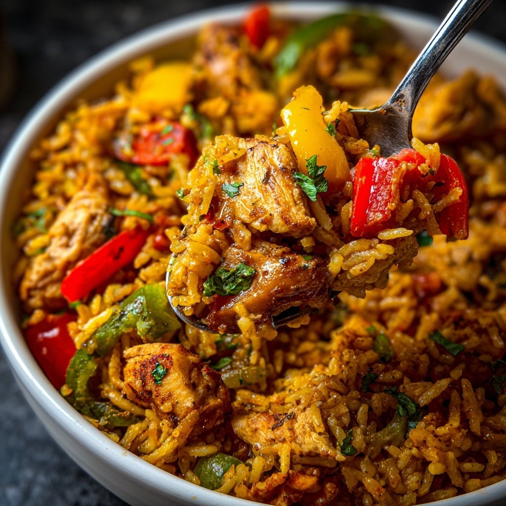 One-Pot Chicken Rice Vegetables