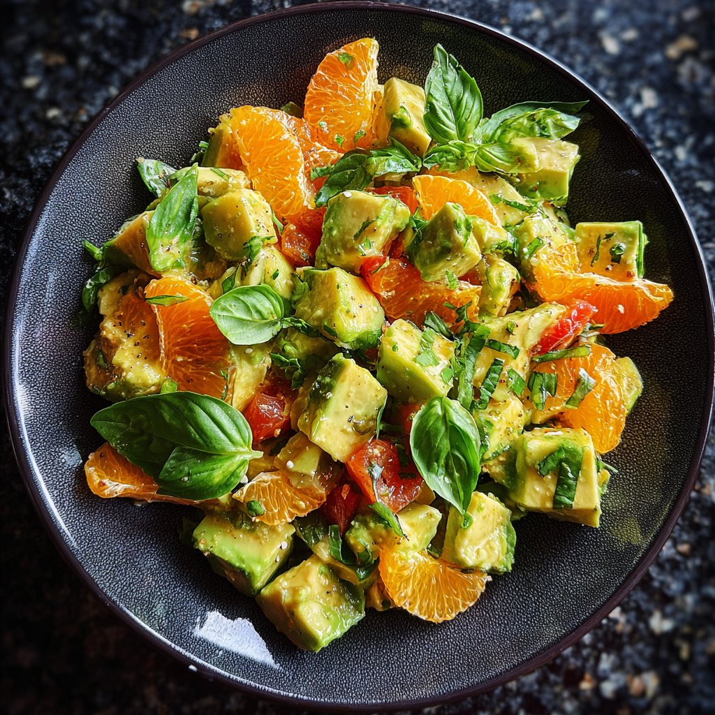 Creamy Avocado Citrus Salad