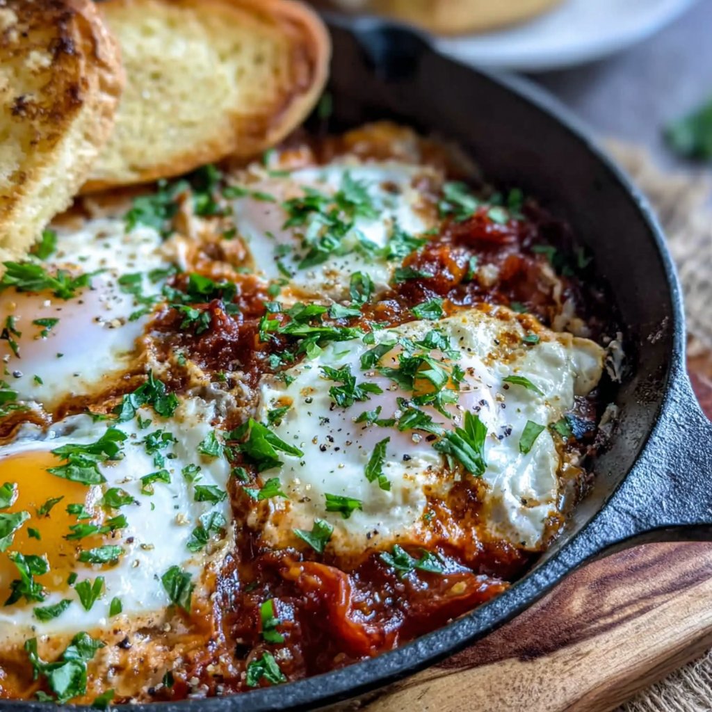 High Protein Shakshuka Skillet