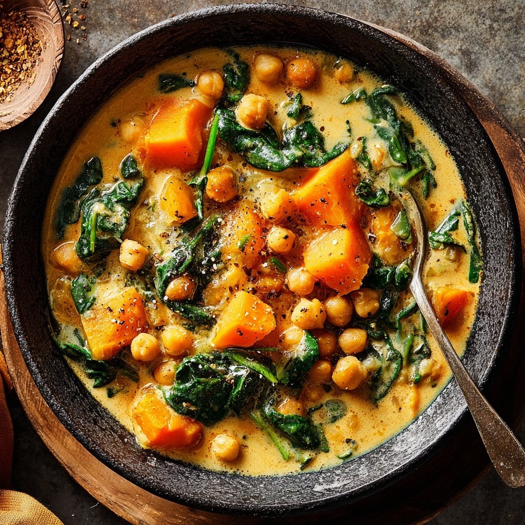 Butternut Chickpea Coconut Stew